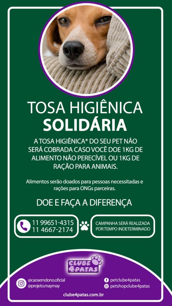 Campanha beneficente Pet Itapecerica da Serra