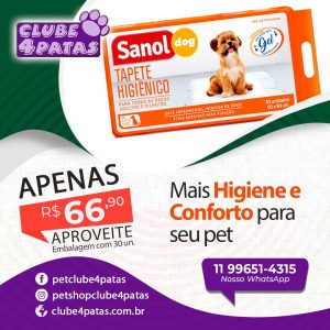 Tapete Higienico Sanol Pet Itapecerica da Serra
